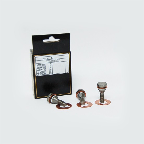 KIT 6 TORNILLOS PISTON INTERPUMP KIT 6 TORNILLOS PISTON INTERPUMP